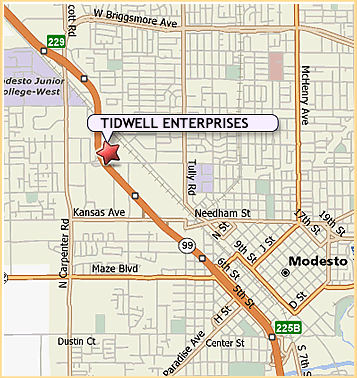 Click here for a larger map of our location